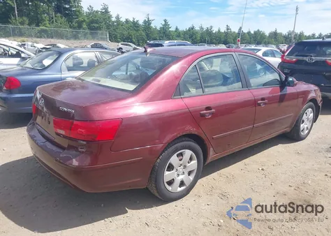 2009 Hyundai Sonata Gls из США, поврежденный, VIN 5NPET46CX9H407362